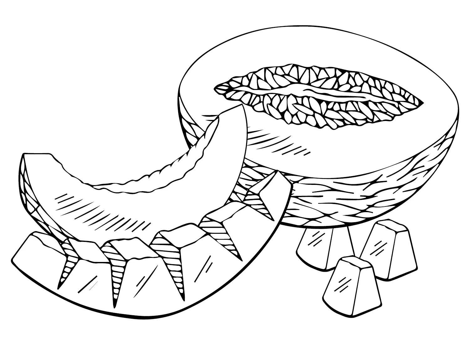 Melons Coloring Pages 13