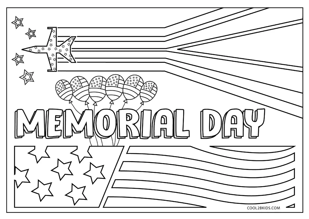 Memorial Day Coloring Pages 3