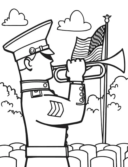 Memorial Day Coloring Pages 9