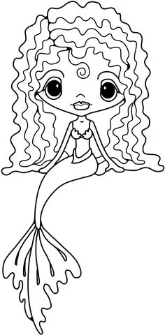 Mermaid Coloring Pages 55