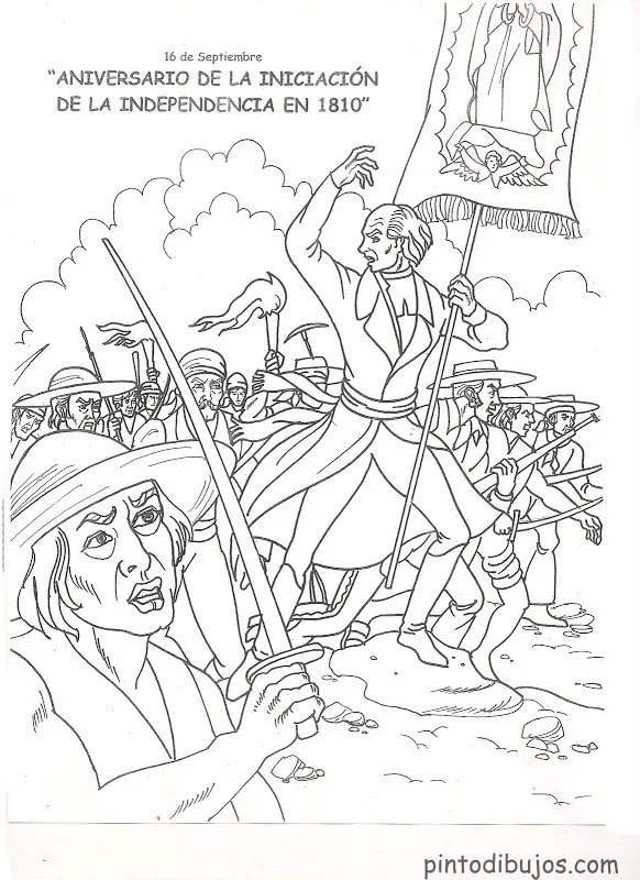 Mexican Independence Day Coloring Pages