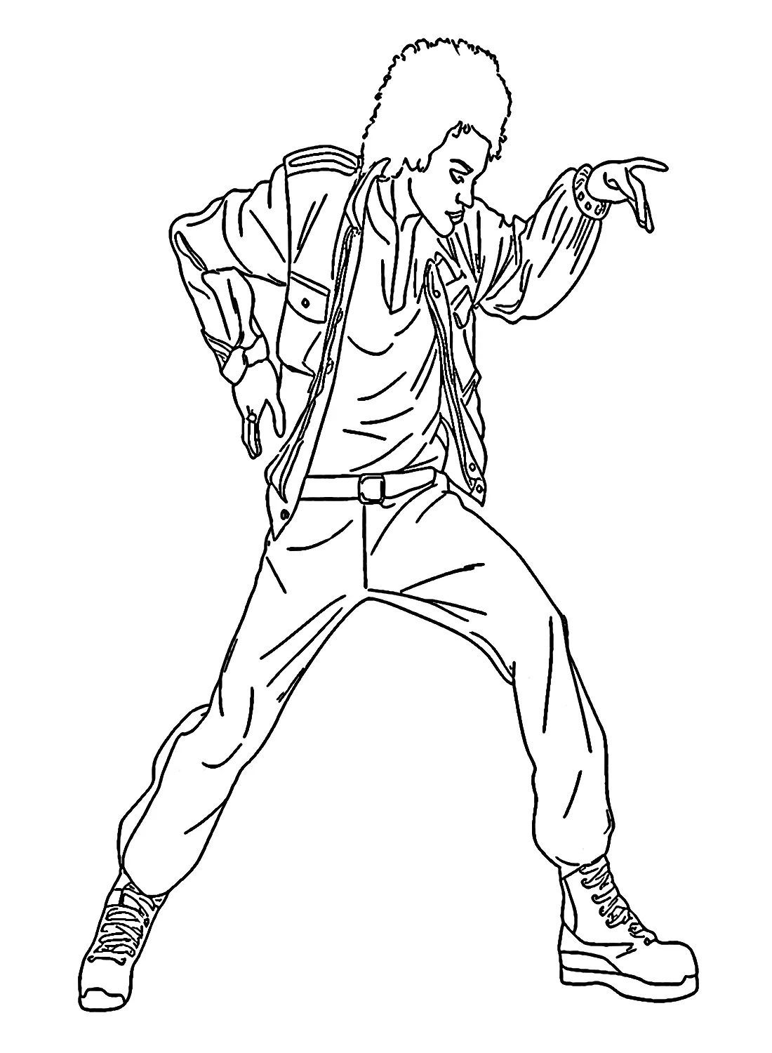 Michael Jackson Coloring Pages