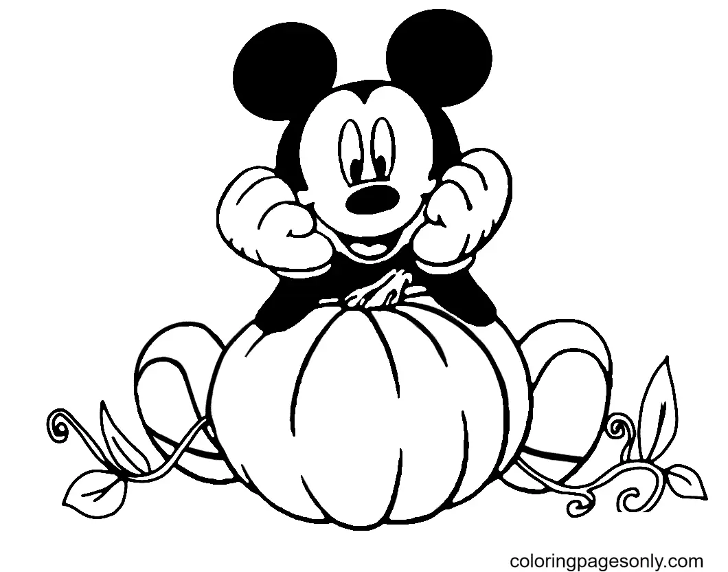 Desenhos de Mickey Mouse Para Colorir 14