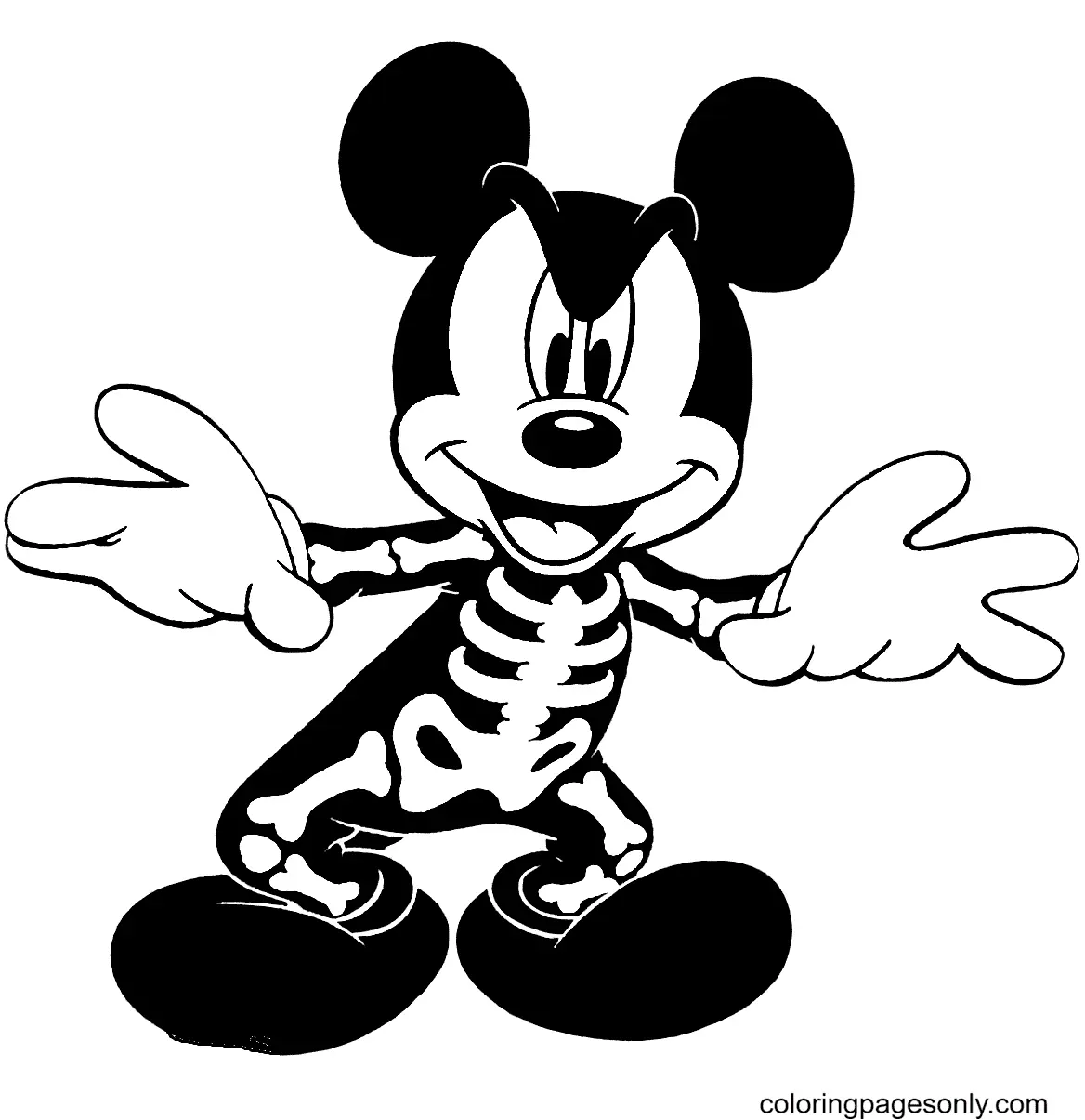 Desenhos de Mickey Mouse Para Colorir 22