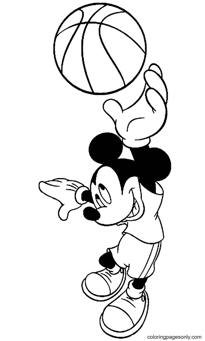 Desenhos de Mickey Mouse Para Colorir 39