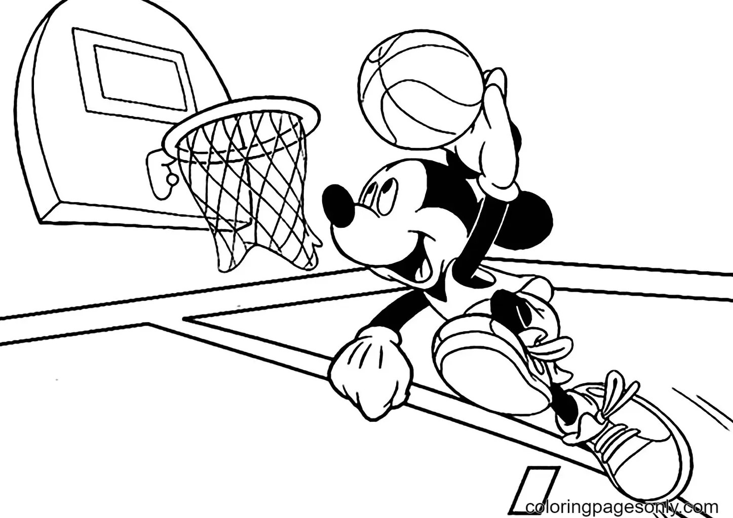 Desenhos de Mickey Mouse Para Colorir 41