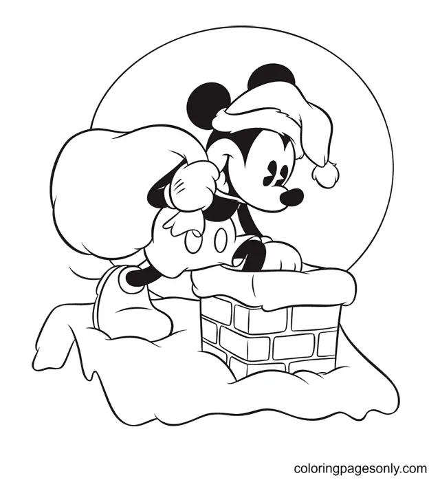 Desenhos de Mickey Mouse Para Colorir 7