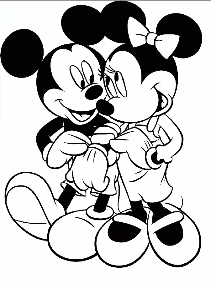 Desenhos de Mickey Mouse Para Colorir 9