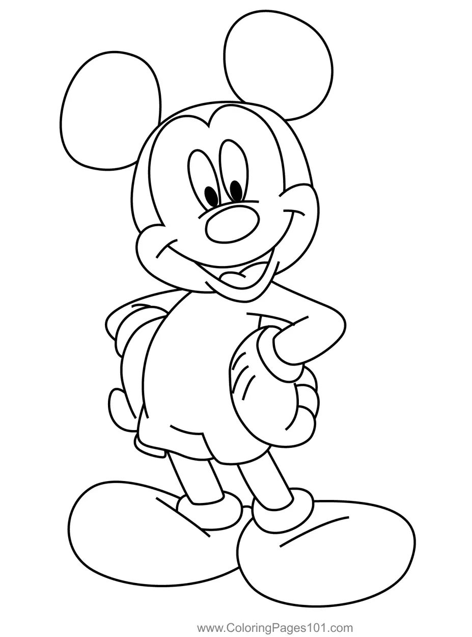 Micky Maus Wunderhaus Ausmalbilder 1