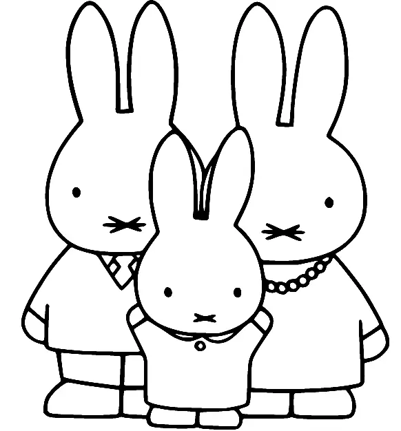 Miffy Para Colorear 50