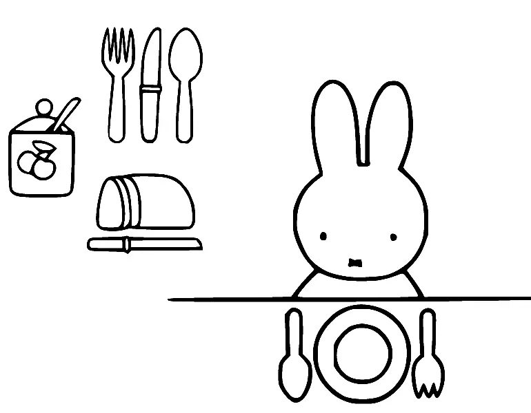 Miffy Para Colorear 53