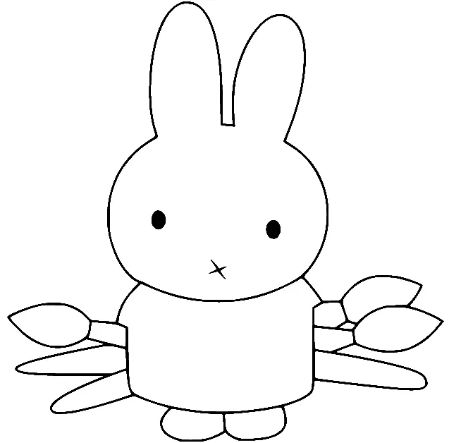 Miffy Para Colorear 55