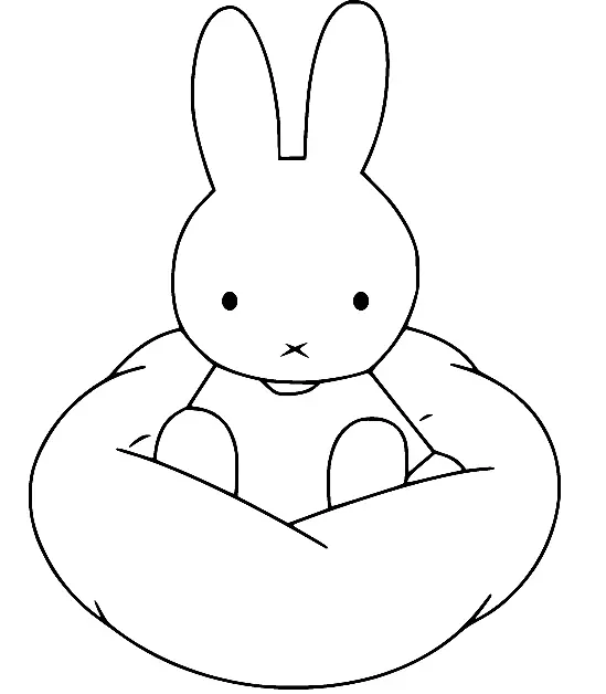 Desenhos de Miffy Para Colorir 57