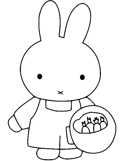 Miffy Para Colorear 63