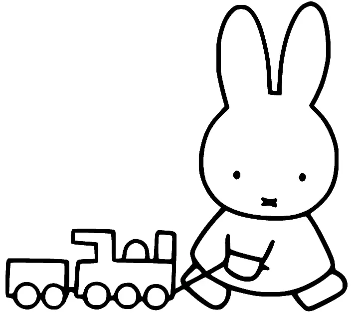 Miffy Coloring Pages 64