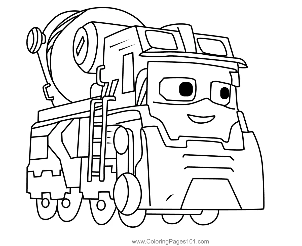 Mighty Express Ausmalbilder 10