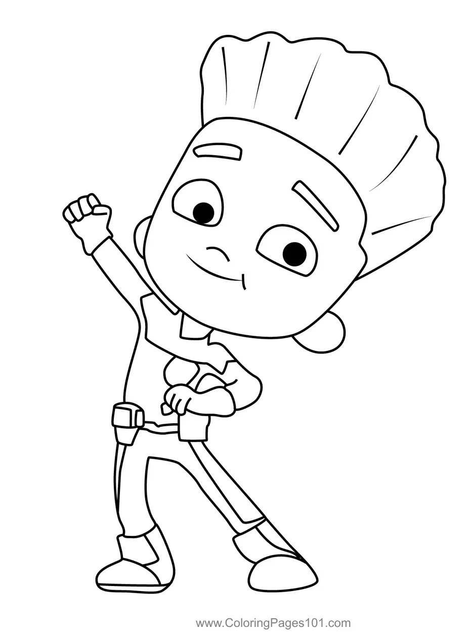 Mighty Express Ausmalbilder 4