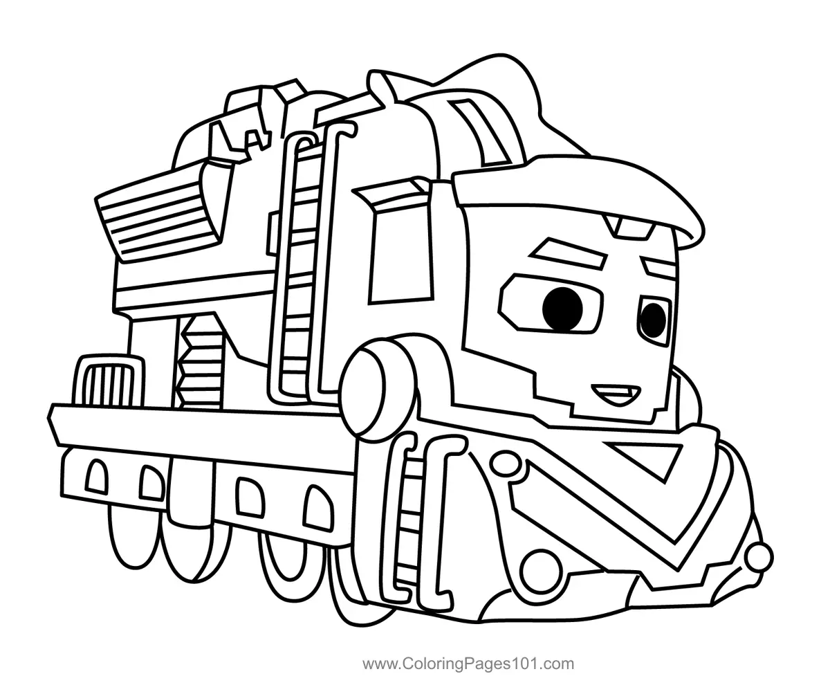 Mighty Express Ausmalbilder 6