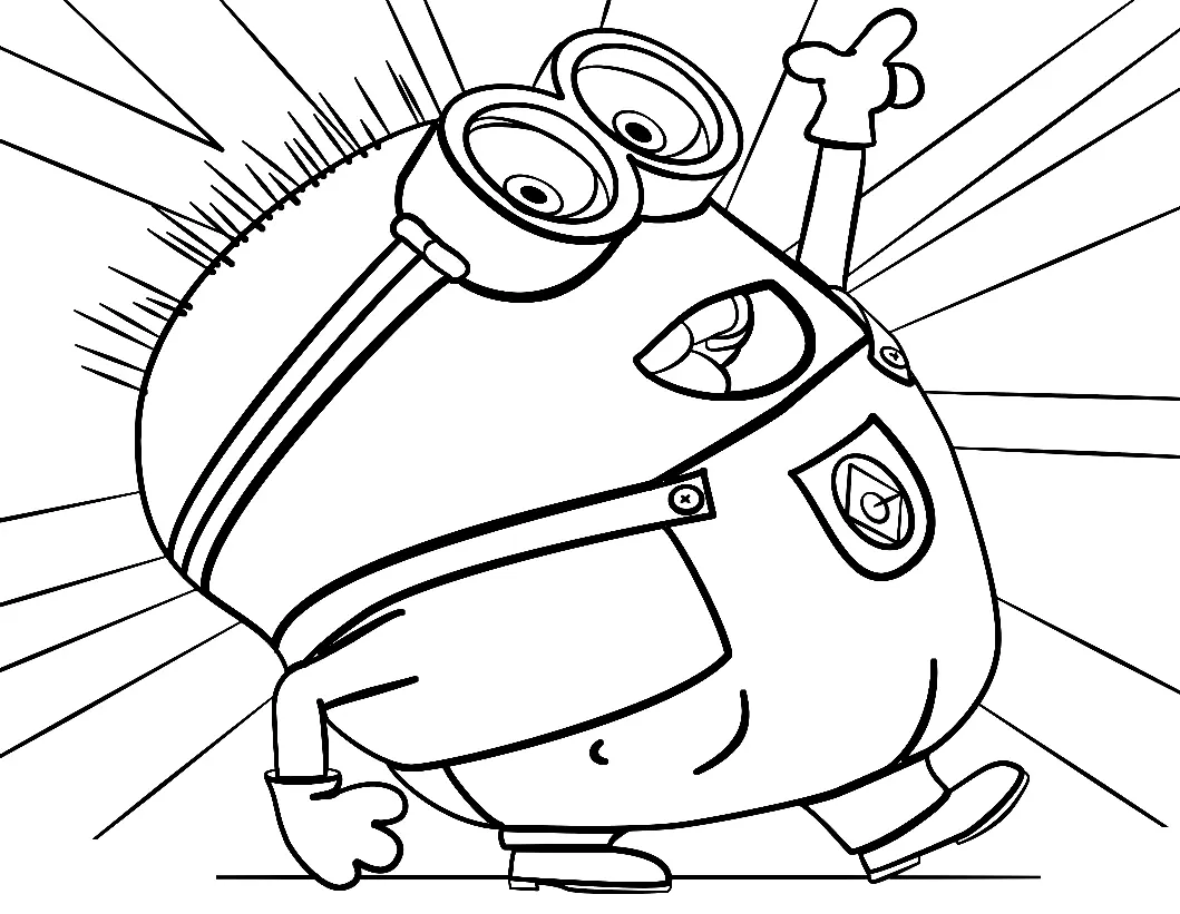 Minion Coloring Pages 106