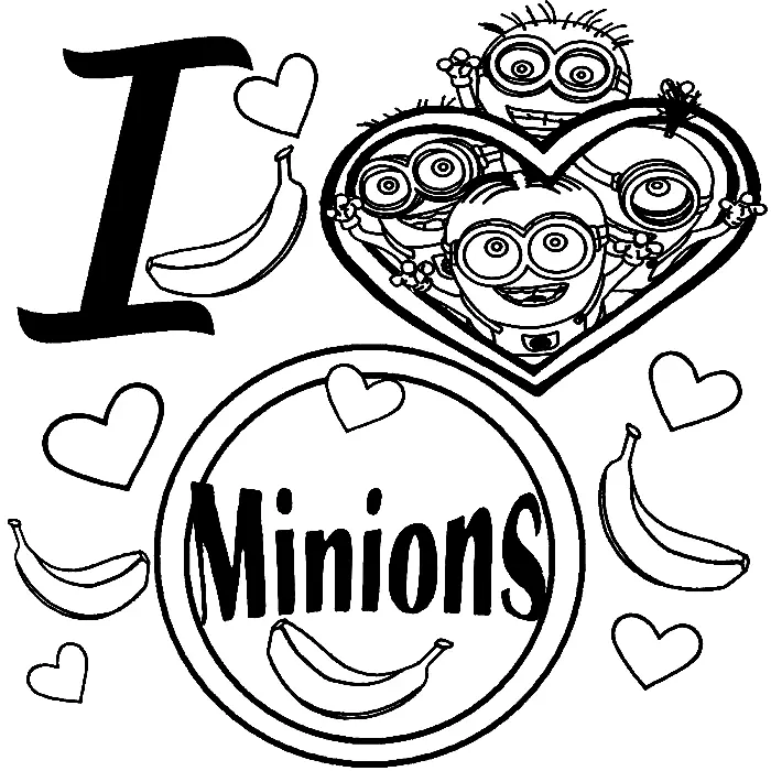 Minion Coloring Pages 107