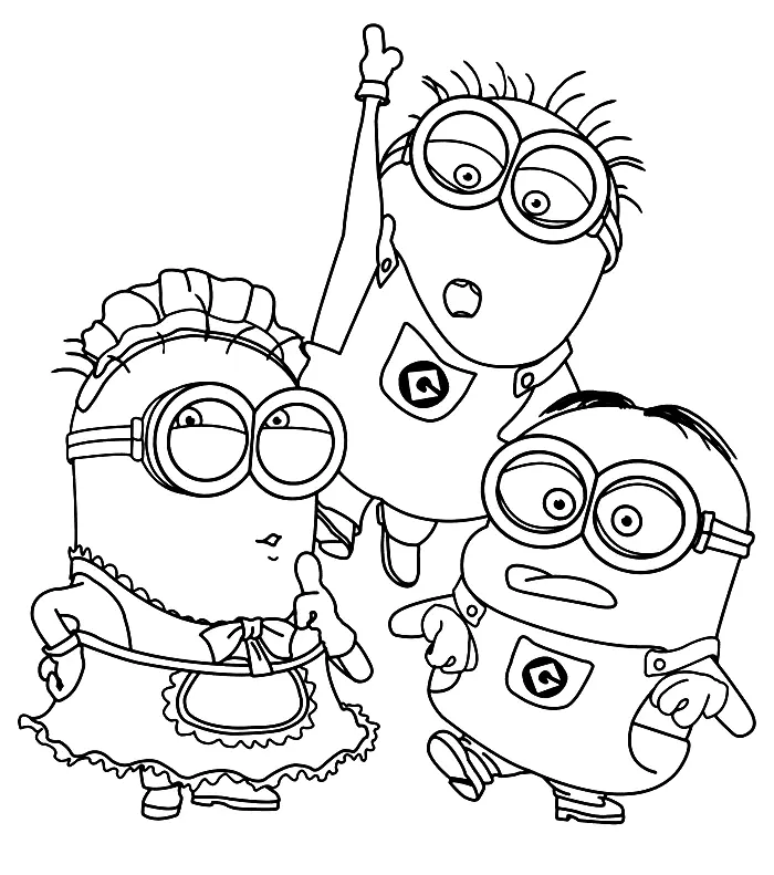 Minion Coloring Pages 109