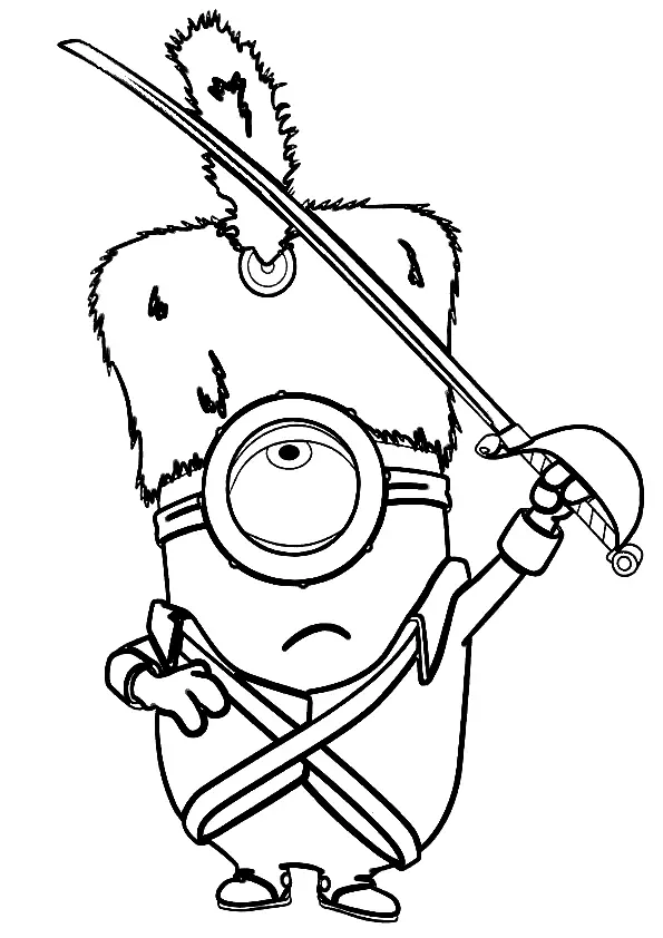 Desenhos de Minion Para Colorir 111