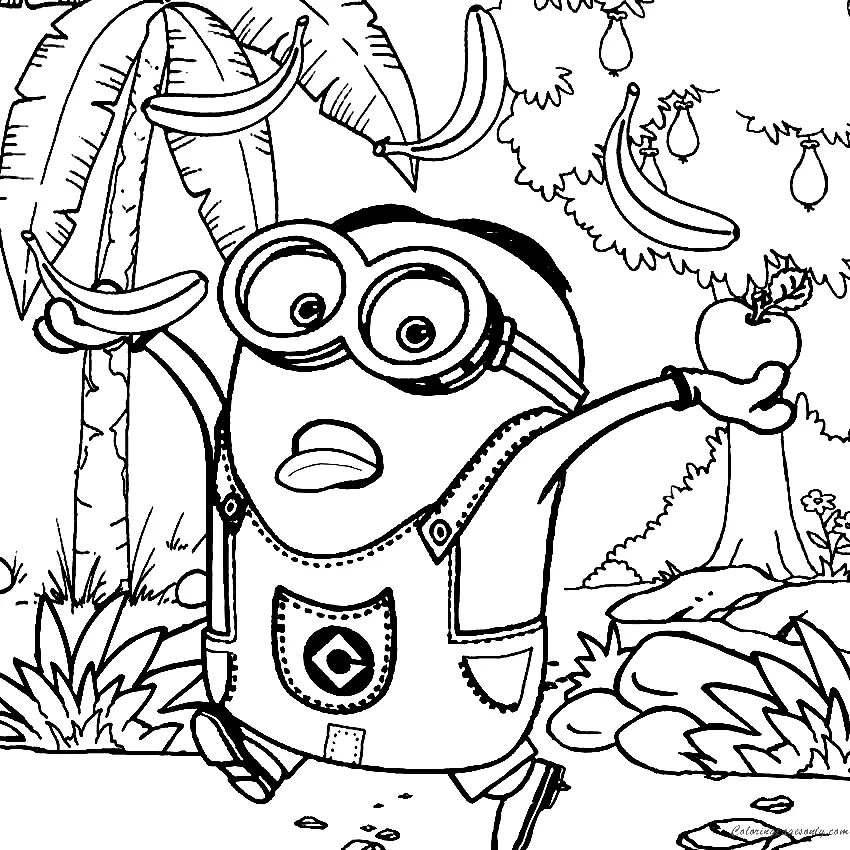 Minion Coloring Pages 113