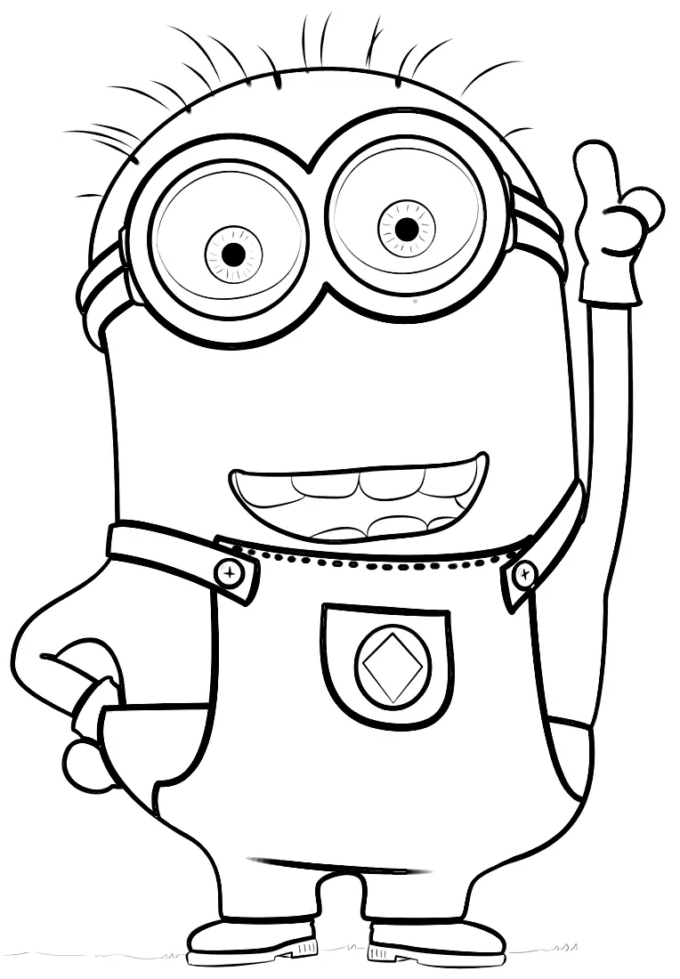 Desenhos de Minion Para Colorir 114