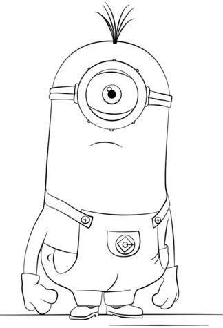 Minion Coloring Pages 116