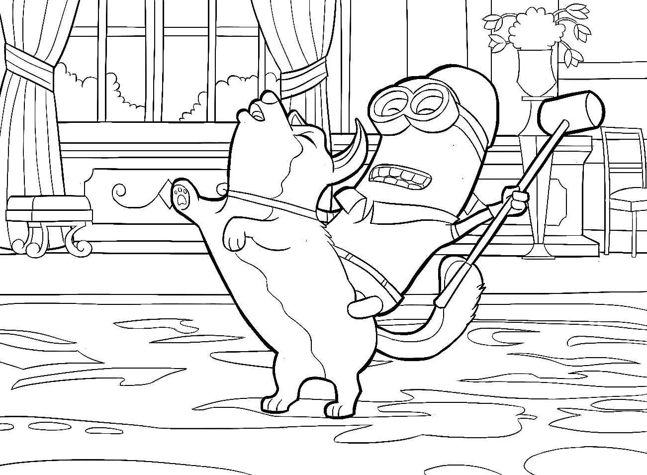 Minion Coloring Pages 121