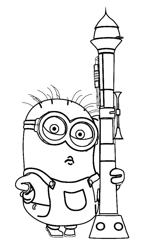 Desenhos de Minion Para Colorir 122