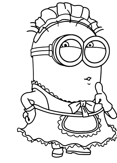 Desenhos de Minion Para Colorir 132