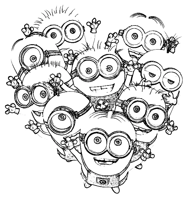 Minions Para Colorear 134