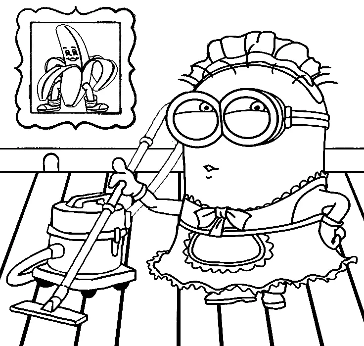 Desenhos de Minion Para Colorir 137