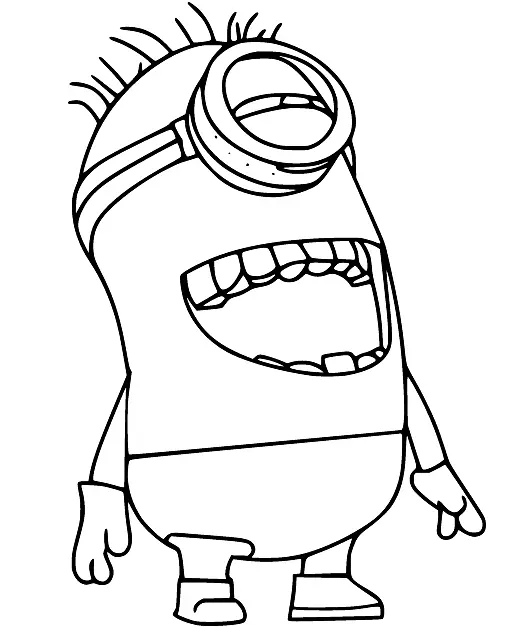 Minions Para Colorear 143