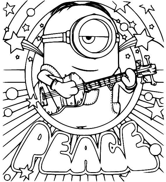 Minion Coloring Pages 144