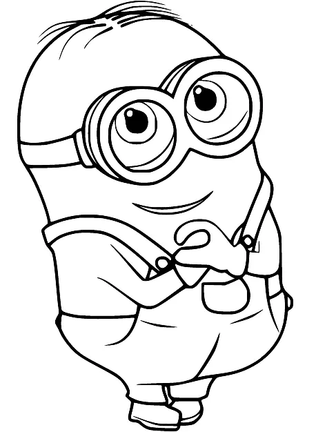 Minions Para Colorear 149