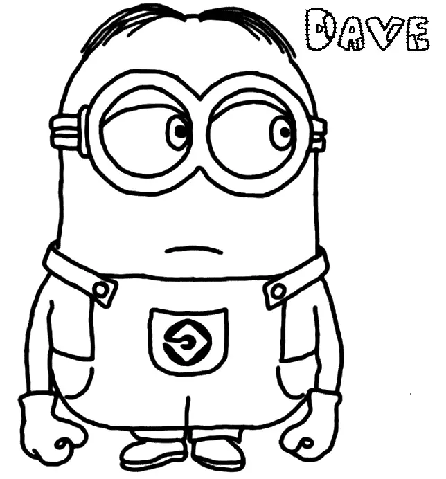 Desenhos de Minion Para Colorir 51