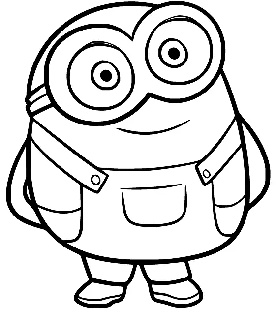 Desenhos de Minion Para Colorir 59