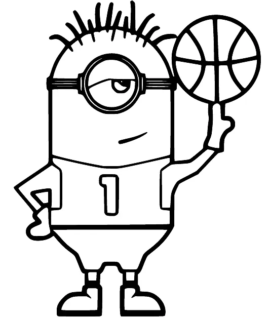 Desenhos de Minion Para Colorir 60