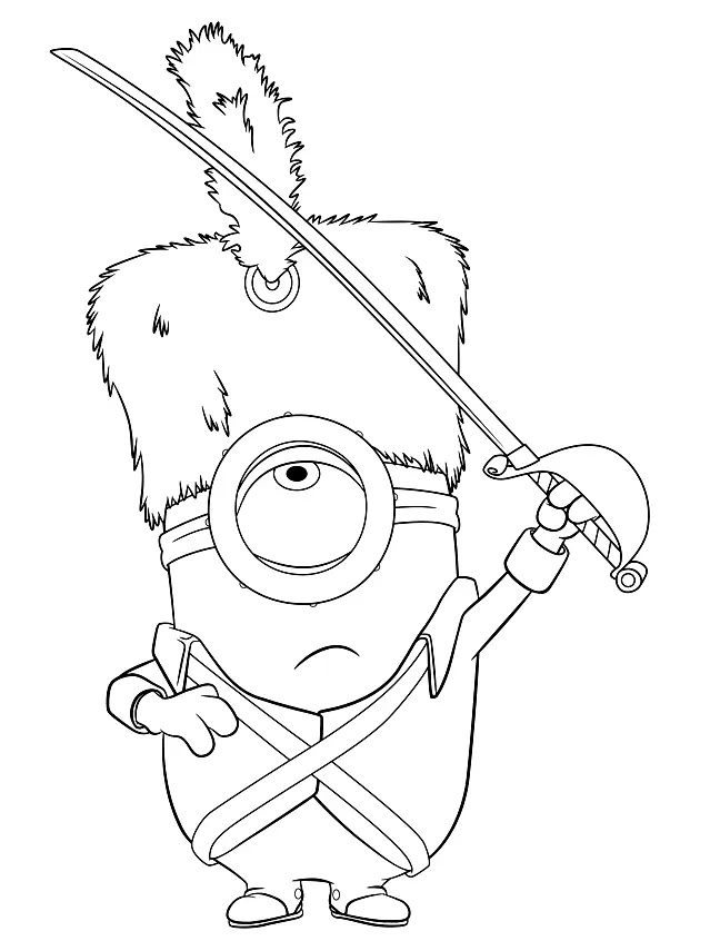 Desenhos de Minion Para Colorir 71