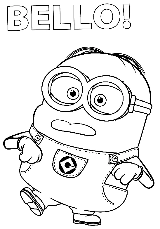 Minion Coloring Pages 72