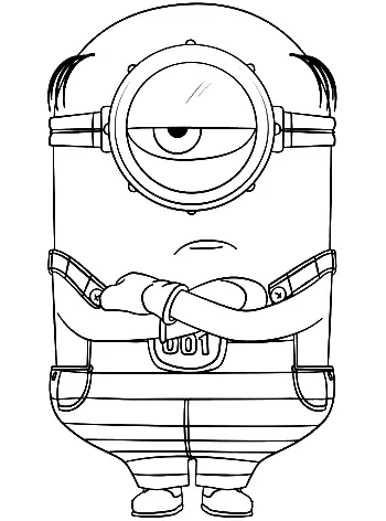 Minions Para Colorear 73