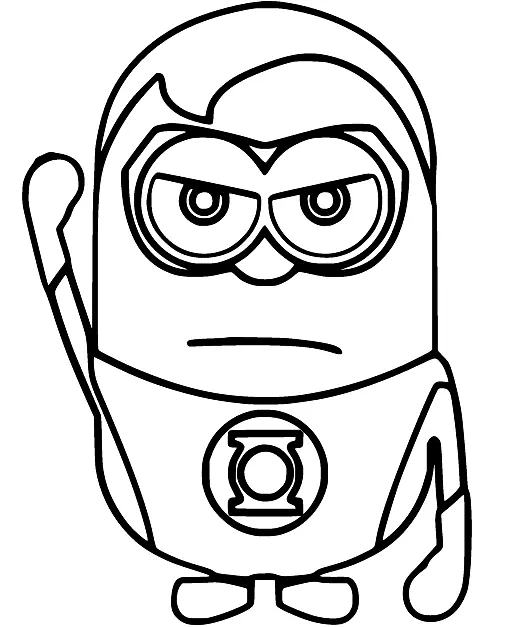 Desenhos de Minion Para Colorir 74