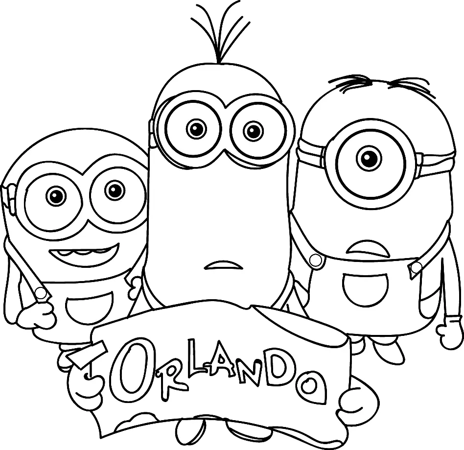 Desenhos de Minion Para Colorir 78