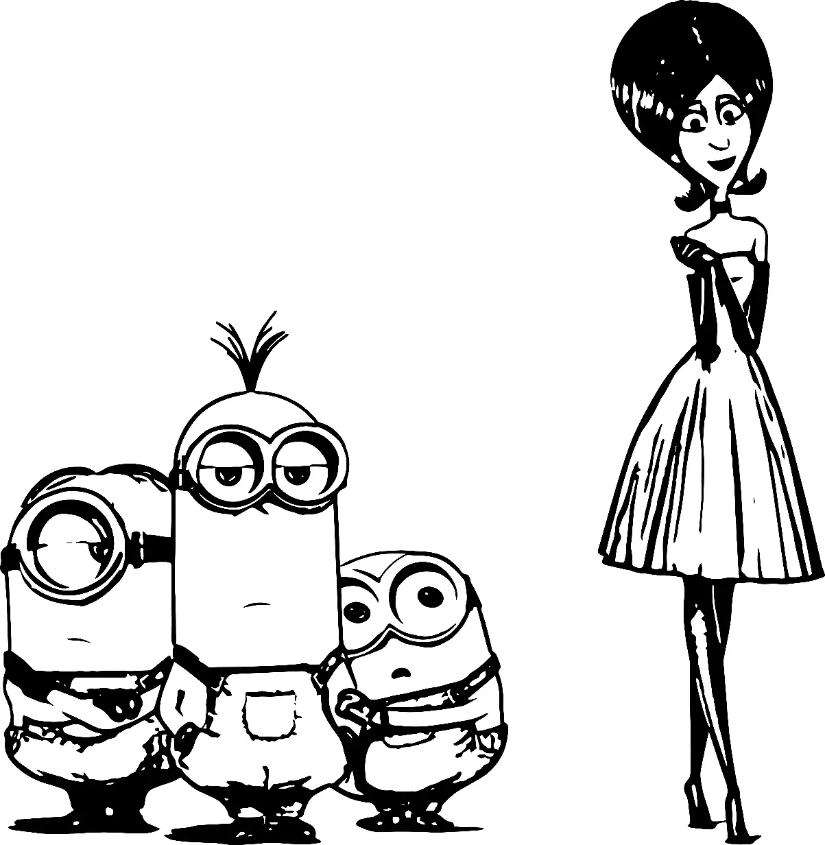 Desenhos de Minion Para Colorir 81