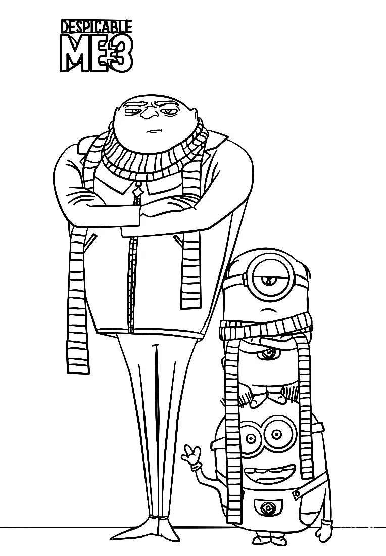 Minion Coloring Pages 82