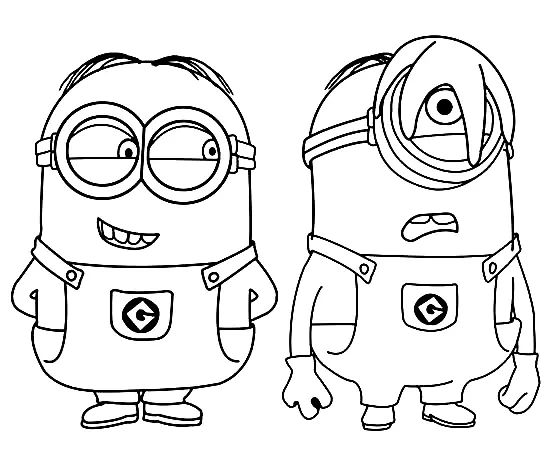 Desenhos de Minion Para Colorir 83