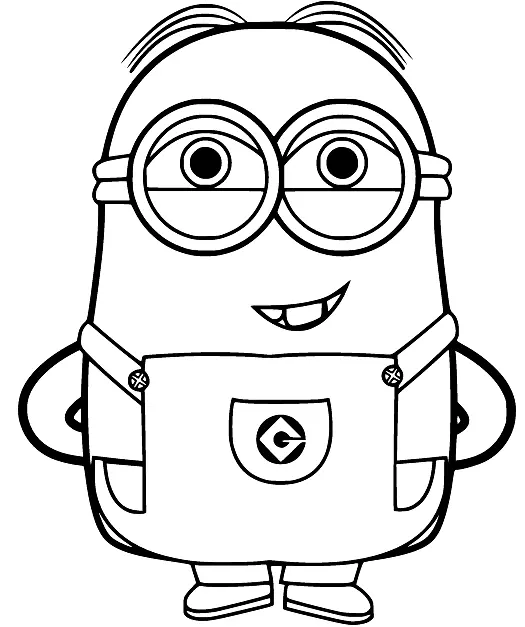 Desenhos de Minion Para Colorir 84