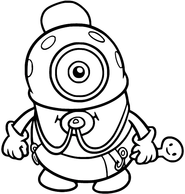 Minion Coloring Pages 86